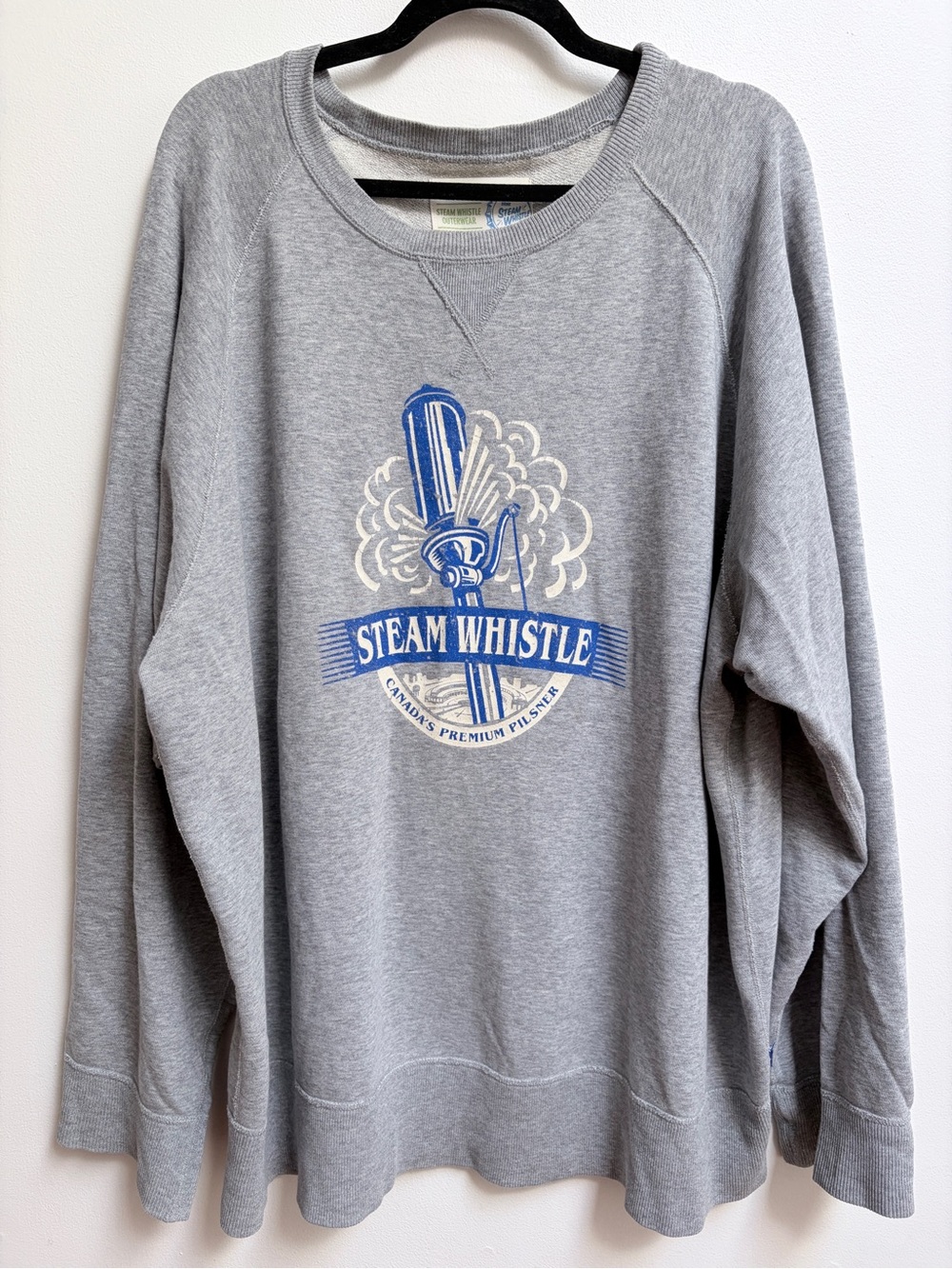 Steam Whistle Pilsner Medium Grey Crewneck Sweatshirt 3X